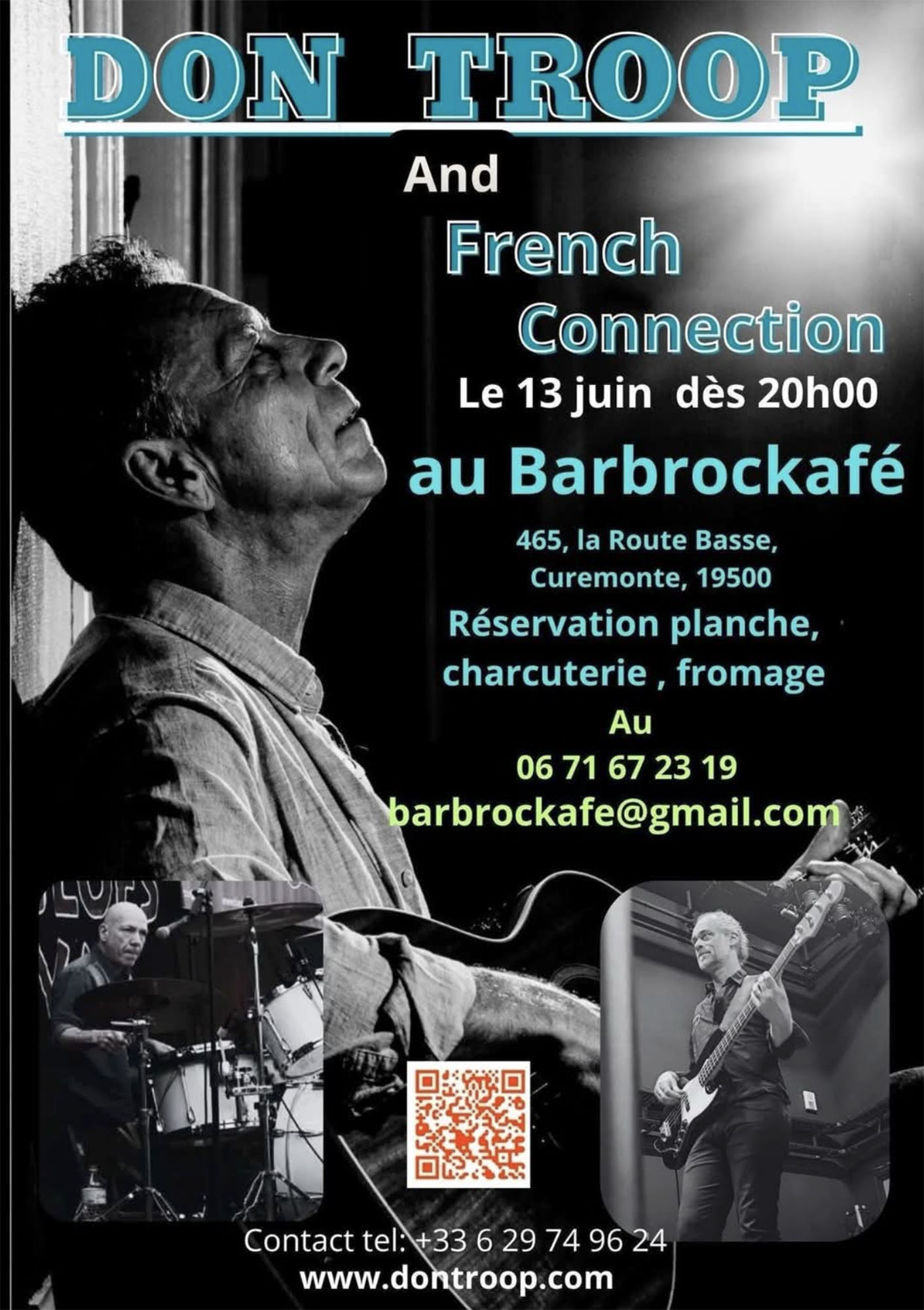 Concert au Barbrockafé à. Curemonte le 13 juin 2026